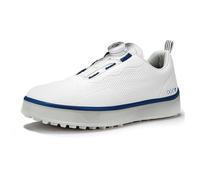 FJJLOVE Hommes Chaussures De Golf Lighweight Confortable Slip-on Baskets Golfing sans Crampons Sport Marche Baskets Grande Taille,Bleu,46 EU