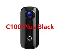 FJLKGDSP Caméra d'action C100 Plus 4K 30 m étanche 2,4 GHz WiFi Action Sport Cam Casque de vélo Moto(C100 Plus Black)