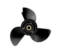 FJLKGDSP Hélice de Bateau 13 3/4x19 60 70 90 100 115 CV 140 hélice en Aluminium 3 pales 15 Dents pièce Moteur