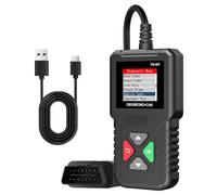 FJLKGDSP Scanner OBD2 multilingue à Affichage numérique, Outils de Diagnostic Automobile, Version Universelle, Lecteur Codes, Suppression des d'erreur