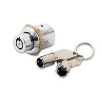 FJM FJM-2610 MEI-2610 Sécurité 2610B-KA Serrure tubulaire avec finition chromée, fermeture identique, S