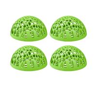 FJMQHU 4 Pièces Grotte pour Aquarium Ornement Multifonctionnel Refuge pour Poissons Nid de Cachette Creuse en PP pour Le Jeu Approprié pour Les, Vert