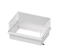 FJMQHU Aquarium pour Tortues, Fond de Réservoir, Drain pour Amphibiens, Conteneur