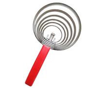 FJMQHU Brosse à Curry Réversible, Brosse à Face, Brosse Pratique en Acier Inoxydable pour Chevaux, Outil de Tonte pour Crins de Chevaux, 6 Anneaux
