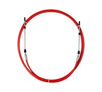 FJMQHU Câble D'accélérateur Universel pour Levier de Commande de Moteur de Bateau Marin, Rouge, 8 FT