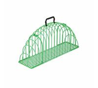 FJMQHU Cage de Toilettage pour Chat Cage Animaux Fer Résistant Accès Facile Poignée Solide Multifonction Utilisation Possible pour Bain Animal Visite Médicale, Vert, S