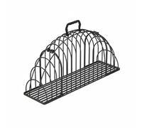 FJMQHU Cage de Toilettage pour Chat Cage Animaux Fer Résistant Accès Facile Poignée Solide Multifonction Utilisation Possible pour Bain Animal Visite Médicale, Noir, XXL