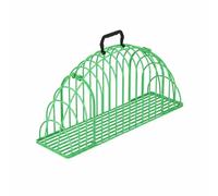 FJMQHU Cage de Toilettage pour Chat Cage Animaux Fer Résistant Accès Facile Poignée Solide Multifonction Utilisation Possible pour Bain Animal Visite Médicale, Vert, L