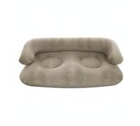 FJMQHU Canapé Gonflable Sofa Gonflable Fauteuil Lit Pneumatique Siège PVC avec Dossier et Accoudoirs pour Pauses Lecture et Repos Adapté au Salon Jardin Camping Balcon, Kaki, Double Sac Opp