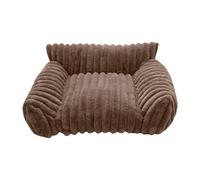 FJMQHU Canapé pour Chat Lit Reposant pour Animaux Couchage pour Petit Animal Panier Lavable Matériau et Housse Amovible Adapté pour Un Espace Sûr et, Kaki