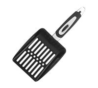 FJMQHU Cat Litter Tamiseurs avec Poignée Profonde et Surface Lisse Offrant Une Manipulation Aisée et Une Filtration Précise Adapté Aux Gardiens, Noir