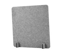 FJMQHU Cloison de Bureau Acoustique Séparateur de Cubicle Panneau de Confidentialité Réduction Des Sons Écran En Feutre Adapté pour Bureau Centre D'Examen Ét, Gris Clair 40x40 Cm