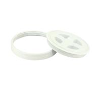 FJMQHU Couvercle de Seau à roulettes, Base Mobile, Tabouret de Lavage Auto, Accessoires de Lavage Automobile pour Le Nettoyage et L'esthétique de Voiture, Blanc
