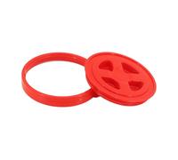 FJMQHU Couvercle de Seau à roulettes, Base Mobile, Tabouret de Lavage Auto, Accessoires de Lavage Automobile pour Le Nettoyage et L'esthétique de Voiture, Rouge