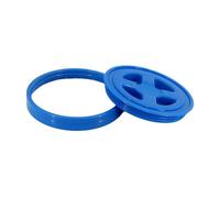 FJMQHU Couvercle de Seau à roulettes, Base Mobile, Tabouret de Lavage Auto, Accessoires de Lavage Automobile pour Le Nettoyage et L'esthétique de Voiture, Bleu