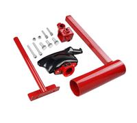 FJMQHU Démonte-pneus Manuel, Outil de, Kit de Démontage de Pneus Manuel, Pratique et Robuste pour Voitures, Ensemble Rouge