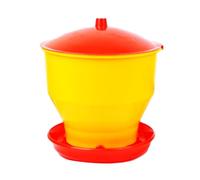 FJMQHU Distributeur Automatique de Nourriture pour Volailles, Abreuvoir, Seau à Aliments pour Volailles, Mangeoire 4kg