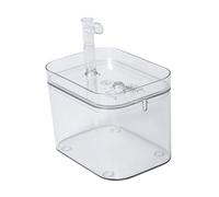 FJMQHU Distributeur Automatique pour Animaux avec Bol Alimentaire Gamelle à Eau Transparente Accessoire pour Animaux Fonction Silencieuse et Démontable Adapt