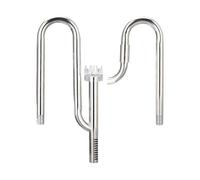FJMQHU Ensemble de Tuyaux d'alimentation et de Sortie pour Filtre Lily Pipe, Accessoire pour Aquarium, en Acier Inoxydable, avec Direction de Sortie Régl, 16 Huile-Film