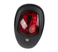 FJMQHU Feu de Navigation pour Bateau DC12V-24V, Accessoire de Remplacement Robuste et Performant, Feu D'ancre pour Bateau, Lumière Rouge, Coquille Noire