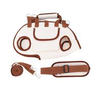 FJMQHU Harnais de Portage pour Animal de Compagnie Sac à Épaule Léger et Respirant avec Système de Réglage et Poche Pratique Adapté pour Promenade et, S