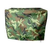 FJMQHU Housse de Protection pour Moteur Hors-Bord, Compatible avec Tous Les Bateaux, Noire, Camo, pour Les Moteurs de 2 à 15 CV