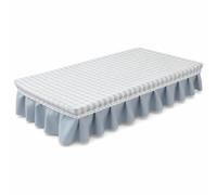 FJMQHU Housse machine à coudre pour machine à coudre, protection anti-poussière et imperméable, motif à carrea morne , Carreaux bleus - jupe unie , 43cm*90cm+jupe 15cm