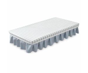 FJMQHU Housse machine à coudre pour machine à coudre, protection anti-poussière et imperméable, motif à carrea morne , Carreaux bleus - jupe unie , 43cm*84cm+jupe 15cm