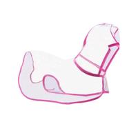 FJMQHU Imperméable pour Chien avec Capuche Manteau Imperméable Poncho Léger Protection Pluie Tissu EVA Polyester Adapté pour Promenade Sortie Randonnée Anniv, L
