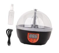 FJMQHU Incubateur Automatique Œufs avec Machine de Couveuse Numérique Plateau de Retournement Contrôle Température Couvercle Transparent Adapté pour Poules