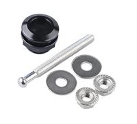 FJMQHU Kit de Bouton de Déverrouillage Rapide en Aluminium pour Capot de Capot à Bouton-Poussoir Universel, Accessoire de Modification Compatible avec Une Ut, Noir