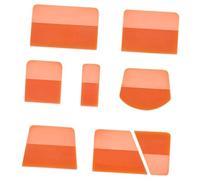 FJMQHU Lot de 8 essoreurs en PPF et TPU pour teinter les fenêtres en vinyle, outils pour teinter les fenêtres, miroirs, installation de film de nettoyage, orange