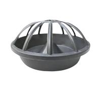 FJMQHU Mangeoire à Poulet Nourrisseur pour Poules Distributeur D'Aliments et Mangeoire à Oies en Matériau PE Résistant Anti Basculement Adapté pour La Distr, 12 Trous