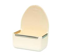 FJMQHU Mangeoire Lapin Distributeur Bol Abreuvoir Installation Rapide Convient Cochons d'Inde Cage, Beige