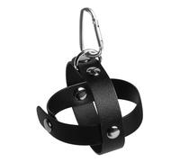 FJMQHU Porte-Balle pour Chien Pochette Boule Jouet Solution Rangement PU Cuir Attache Facile Carabine Adapté aux Balades Parc Activités Extérieures, Noir