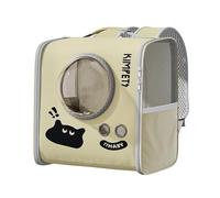 FJMQHU Sac à Dos de Transport Moderne et Léger pour Chats, Idéal pour Les Activités de Plein Air Telles Que La Pêche, La Randonnée et Le Camping, Beige Petit