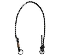 FJMQHU Sangle Sac Nylon Réglable Résistante, Nylon - accessoire sac, métal, plastique - remplacement sangle usée - ajustement longueur, pour bagage, Sangle à double anneau noir à pois blancs