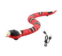 FJMQHU Serpent Intelligent à Détection de Mouvement, Jouet Interactif pour Animaux de Compagnie, Serpent Rampant, Accessoires pour Chats, Jouet électrique Ré