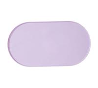 FJMQHU Tapis d'alimentation pour Animaux, Set de Table avec Bord surélevé, Empêche Les Déversements, Antidérapant, Protège, Idéal pour Les Réparations, Violet