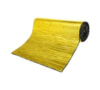 FJMQHU Tapis Insonorisant pour Moteur et Passage de Roue de Voiture, Or