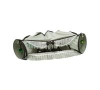 FJMQHU Tunnel et Lit pour Chat, Centre D'activités et Grotte d'exercice avec Tapis Amovible et Lavable pour et Hamsters D'intérieur, Vert