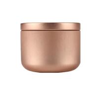 FJOADNVM BoîTe à Thé en MéTal Boîtes scellées en métal for thé aux Fleurs, Portable, de Voyage, Trompette, créative, Noire, Petite boîte Fer Blanc(Gold)