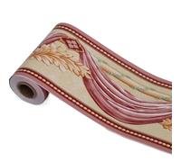 FJOADNVM Bordure De Papier Peint 10 mètres PVC étanche taille ligne Style pastoral auto-adhésif mur plinthe papier peint salon décor frontière autocollant mural(04)