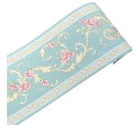 FJOADNVM Bordure De Papier Peint 5M PVC auto-adhésif plinthe autocollant mural Floral taille autocollants étanche 3D mur frontière chambre salle de bain décor(12)