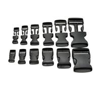 FJOADNVM Boucle De Ceinture Homme 5/10 pièces 15/20/25/32/38/50 mm boucle de ceinture réglable en plastique réglage du sac à dos accessoires(Webbing Size 38mm,10pcs)