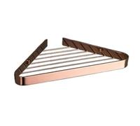 FJOADNVM Etagere d Angle Etagère d'angle Douche de salle bain en laiton | Support mural for caddie de bain en or brossé(Rose gold A)