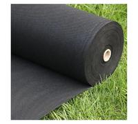FJOADNVM Geotextile 1 Rouleau de Tissu barrière Contre Les Mauvaises Herbes, Tapis Jardinage Robuste for Voiture et Route, Couvre-Sol for Plantes Fleurs