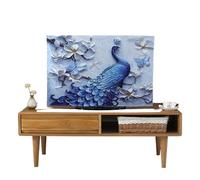 FJOADNVM Housse De Protection Pour TV Protecteur d'écran for lecteur, couverture anti-poussière épaisse et élastique, de télévision Simple LCD imprimée for intérieur extérieur(06,47Inch)