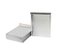 FJOADNVM Pochette Bulle Lot de 20 enveloppes à Bulles en Plastique rembourrées for Envoi Postal(Silver,13 * 15cm)