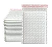 FJOADNVM Pochette Bulle Lot de 50 enveloppes à Bulles rembourrées en polyéthylène for Emballage, Sacs d'expédition Auto-adhésifs, Rembourrage(White 50pcs,15 * 20cm)